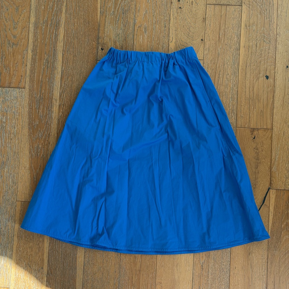 Everlane The Clean Cotton A-Line Skirt - Picture 2 of 4